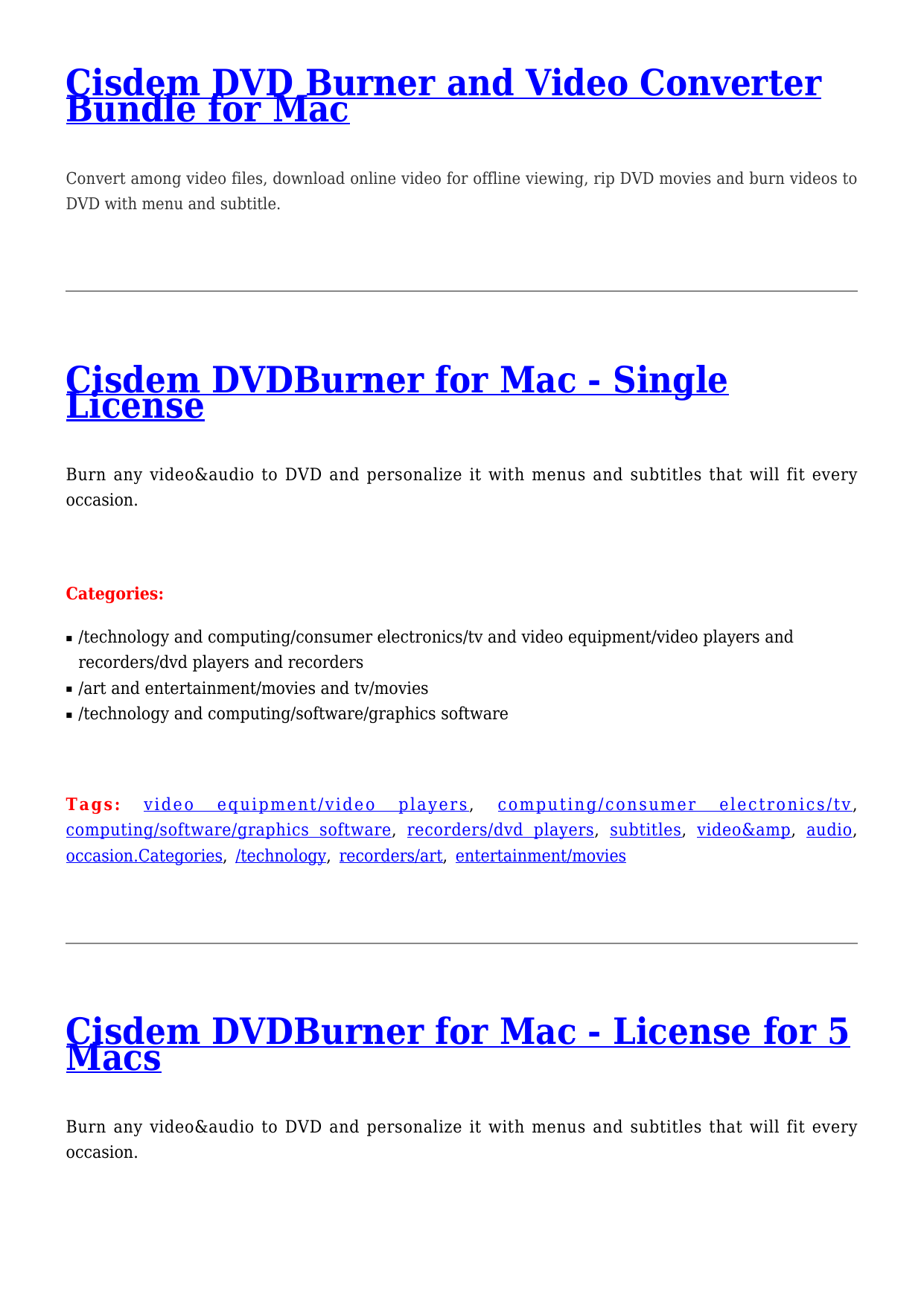 mac burn dvd menu
