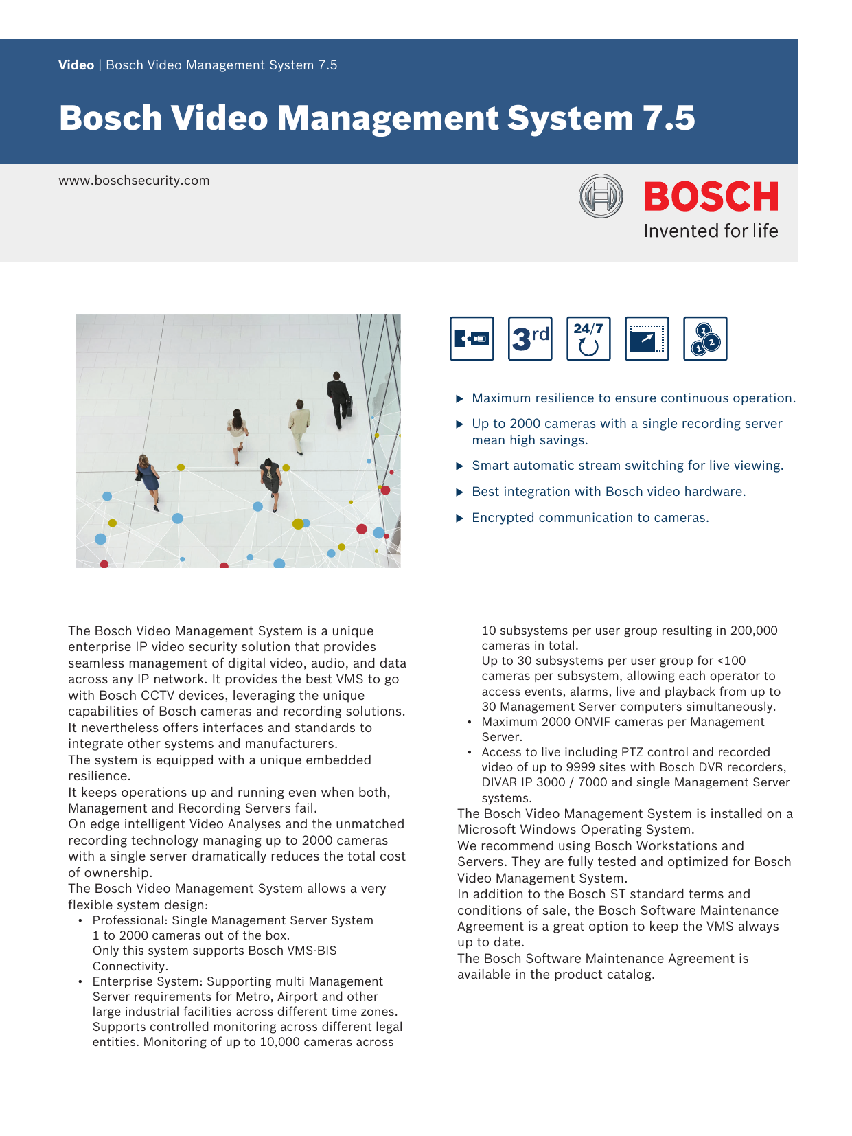 Bosch Video Management System 7 5