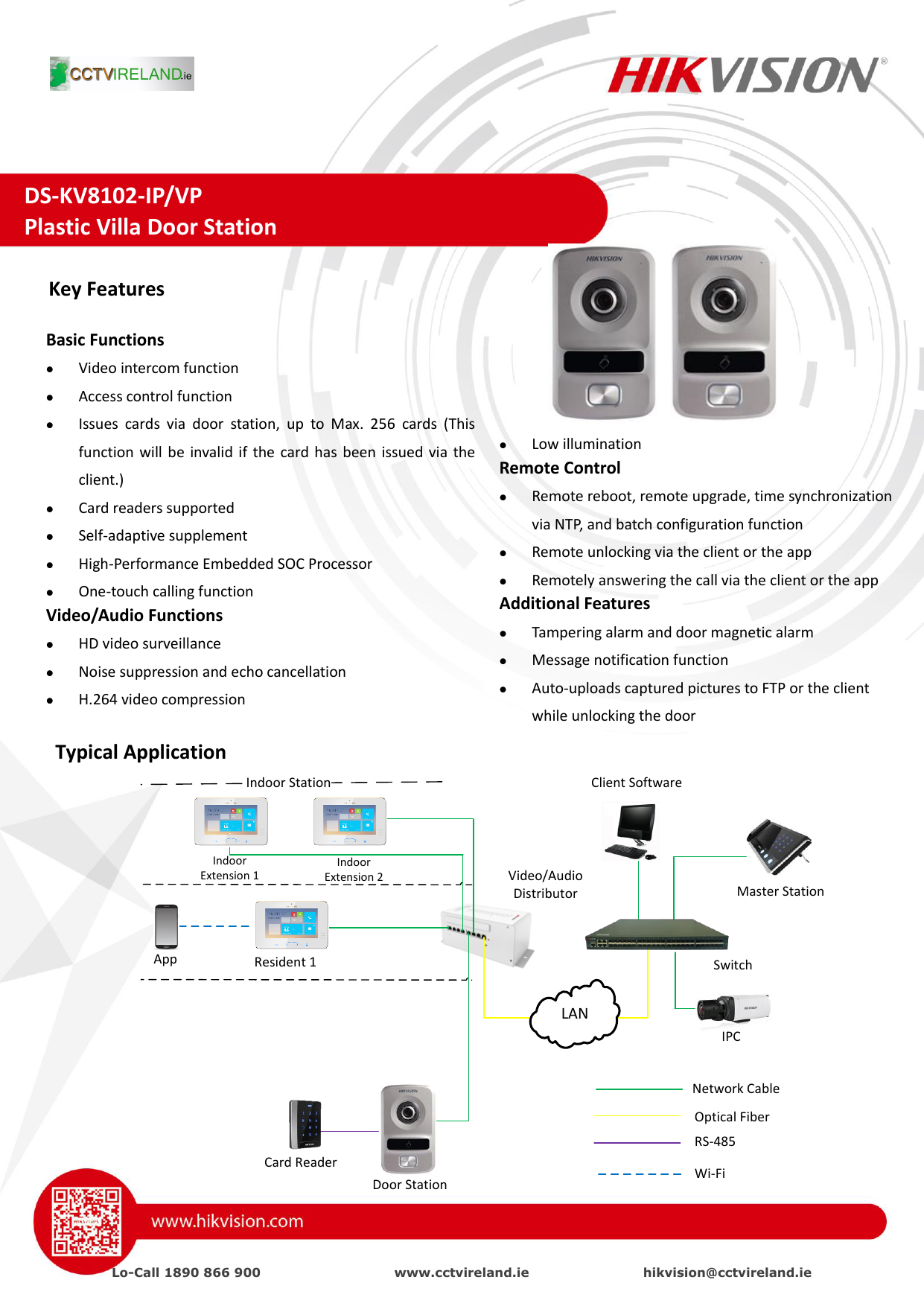 Камера hikvision схема подключения DS-KV8102 and DS-KV8102/VP Video Intercom Manualzz