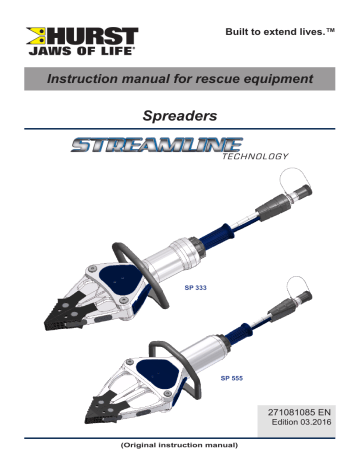 HURST SP 555 Instruction manual | Manualzz
