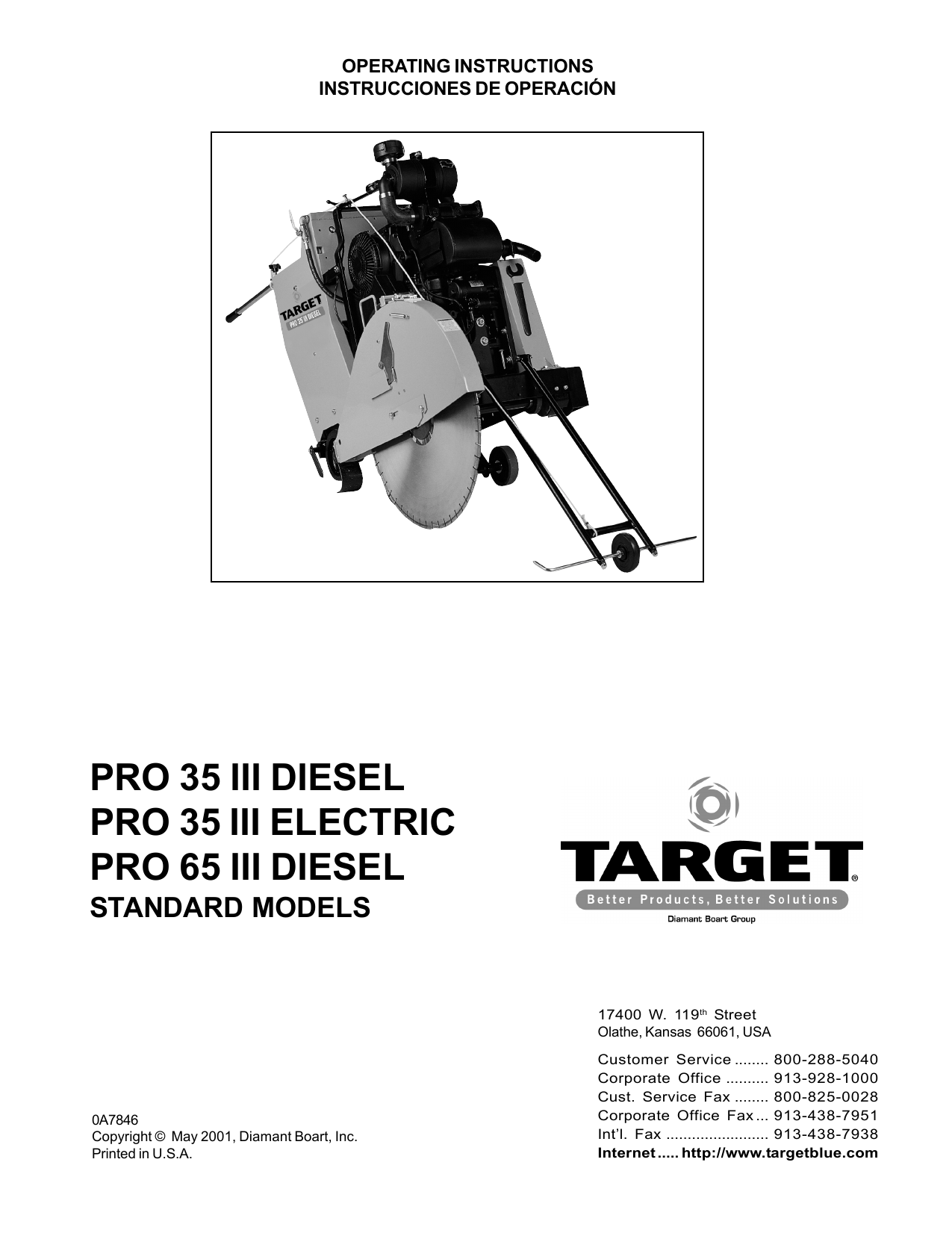 Target PRO 35 III ELECTRIC 26S/230V Operating Instructions Manual