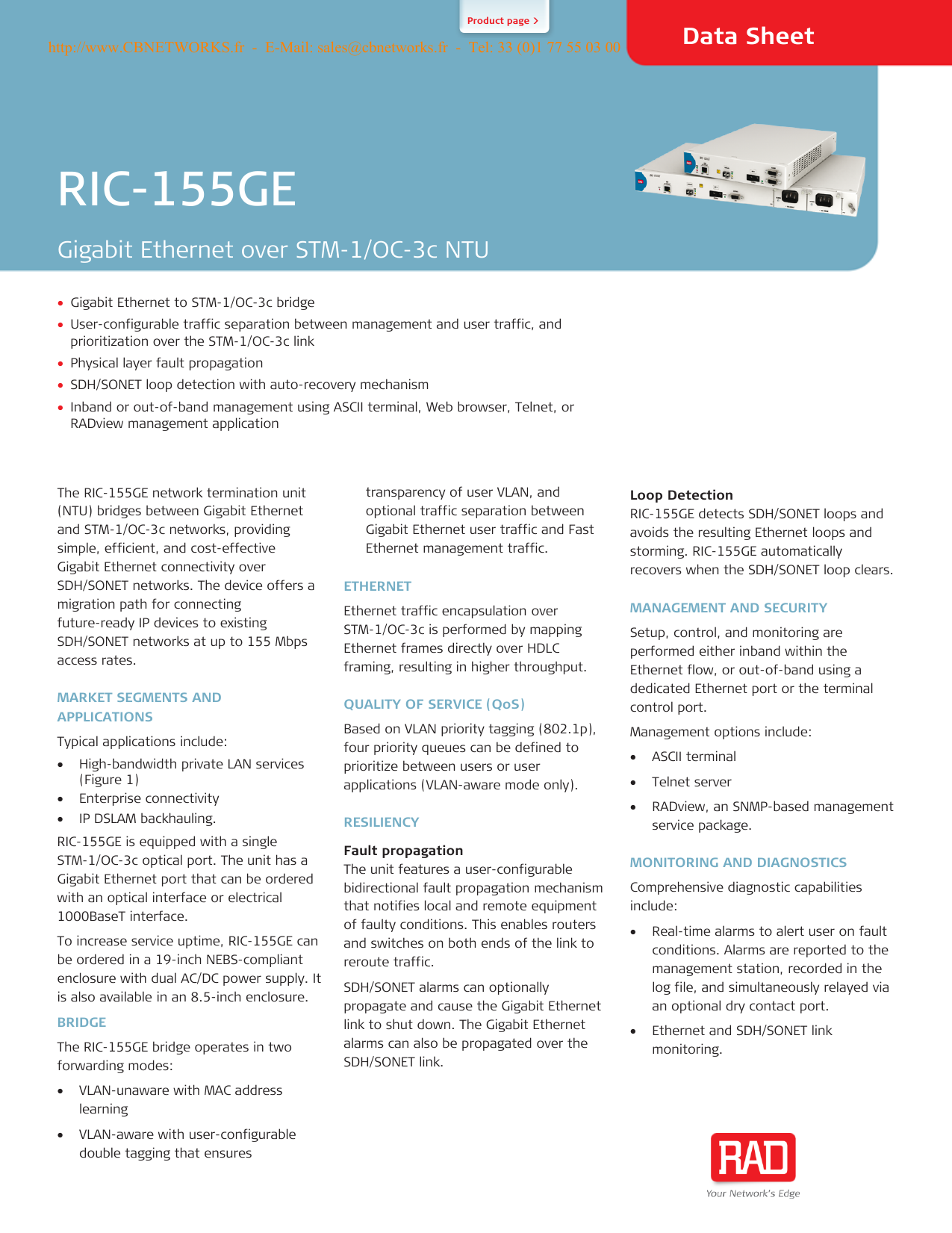 Ric 155ge Cb Networks Manualzz