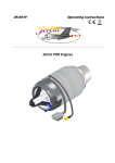 JetCat P300-PRO, P400-PRO, P550-PRO Operating Instructions Manual