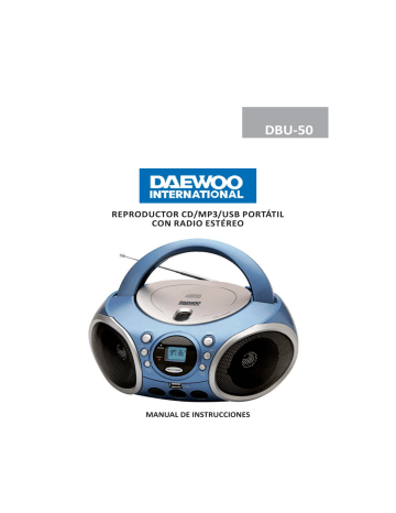 Daewoo DBU-50 Manual De Instrucciones | Manualzz