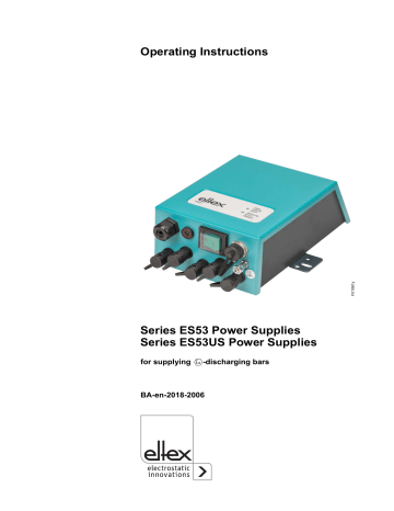 ELTEX ES53 Series, ES53US Series Operating Instructions Manual | Manualzz