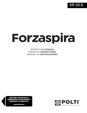 POLTI Forzaspira SR25.9 Instruction Manual | Manualzz