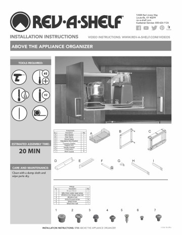 Rev A Shelf Installation