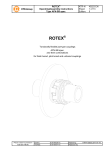 KTR-Group ROTEX AFN-SB spec. Operating &amp; Assembly Instructions