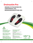 Drainastim Pro Stimulateur circulatoire Masseur - Sport & Plein air