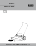 ROOTS Flipper Instruction Manual &amp; Illustrated Parts List