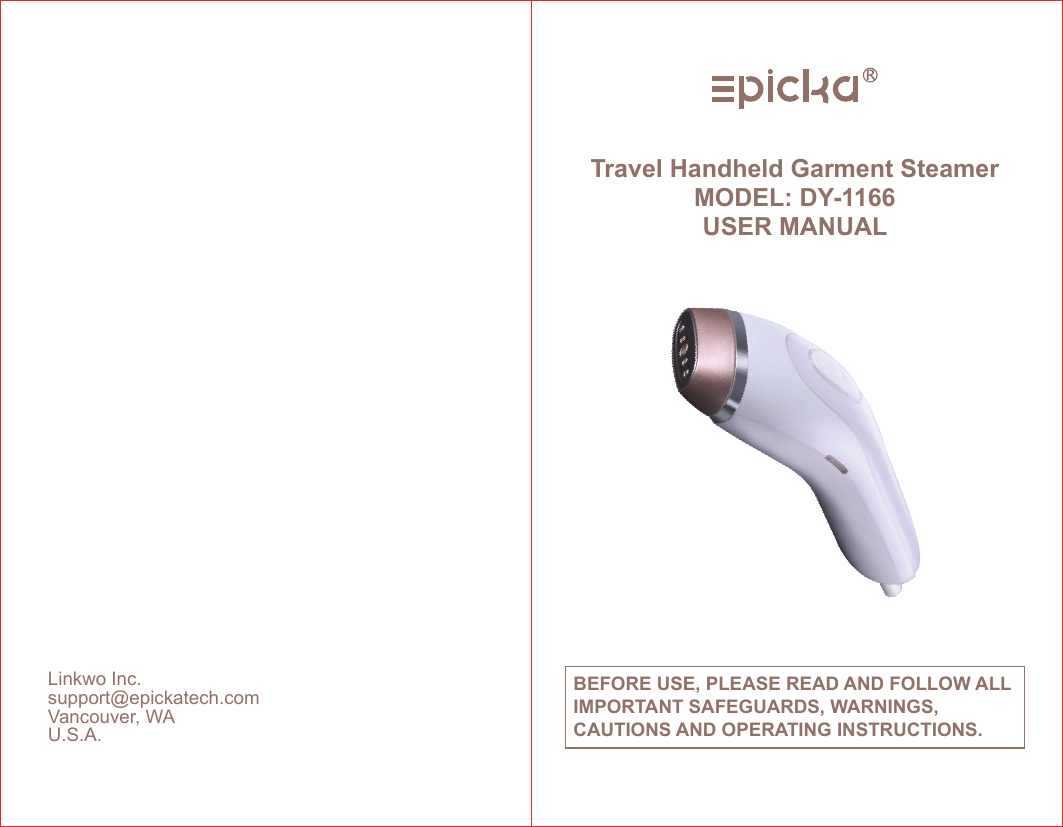 epicka handheld steamer
