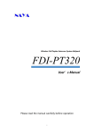 Naya FDI-PT320 User Manual