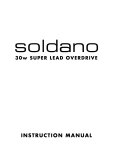 Soldano SLO-30 Instruction Manual