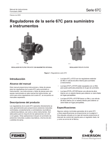 Emerson Fisher 67C Serie Manual De Usuario | Manualzz