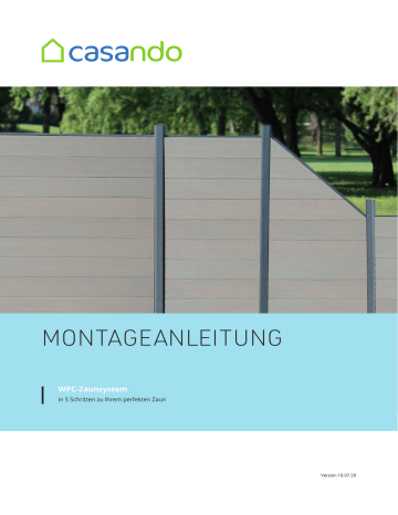 HORI WPCZaunsystem Montageanleitung Manualzz