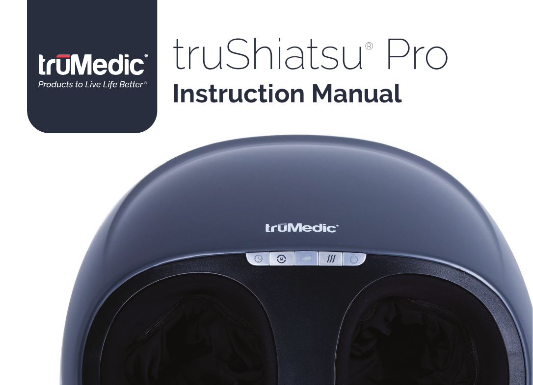 truMedic TS PRO1 truShiatsu Pro Instruction Manual Manualzz