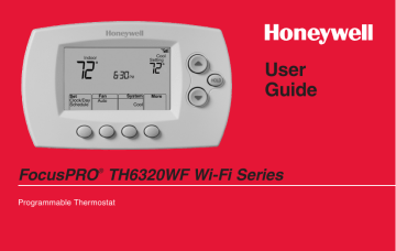 Honeywell FocusPRO TH6320WF Wi-Fi Series User Manual | Manualzz