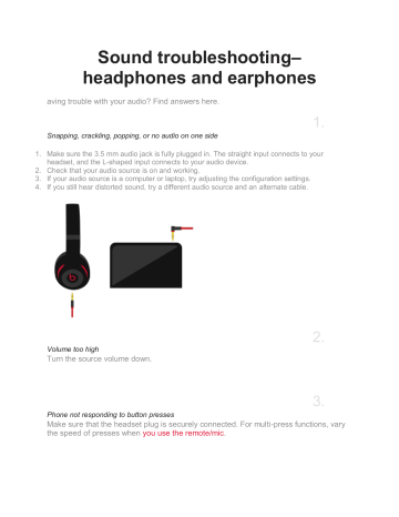 Beats Solo Pro Solo2 solo wireless Troubleshooting Manual Manualzz