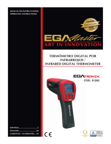 Ega Master EGA TRONIK 51262 Manual De Instrucciones | Manualzz