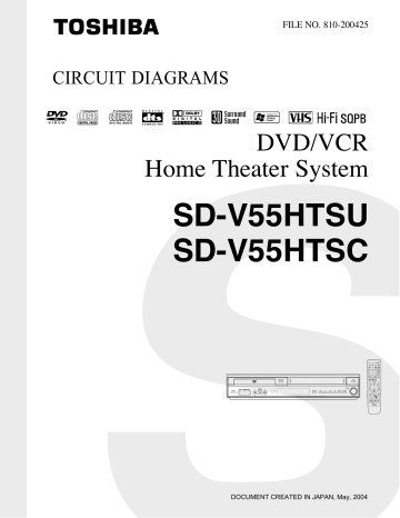 Toshiba SD-V55HTSC, SD-V55HTSU Circuit Diagrams | Manualzz