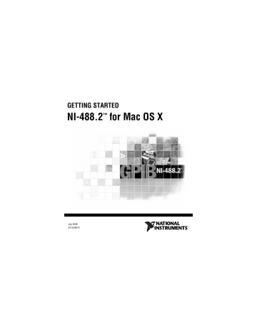 National Instruments NI-488.2 Getting Started | Manualzz