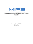 MIPS32 74K User Manual: AI Chat &amp; PDF Download