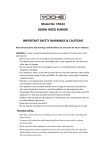 VOCHE VH124 Manual