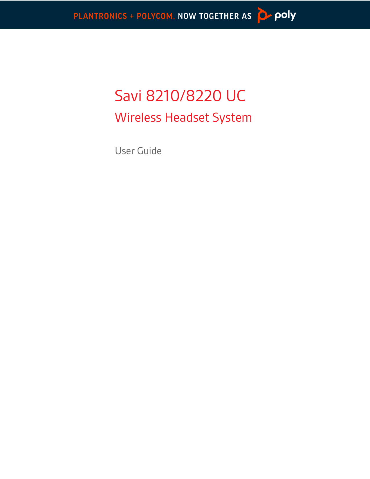 Poly Savi 8210 UC, Savi 8220 UC, Savi 