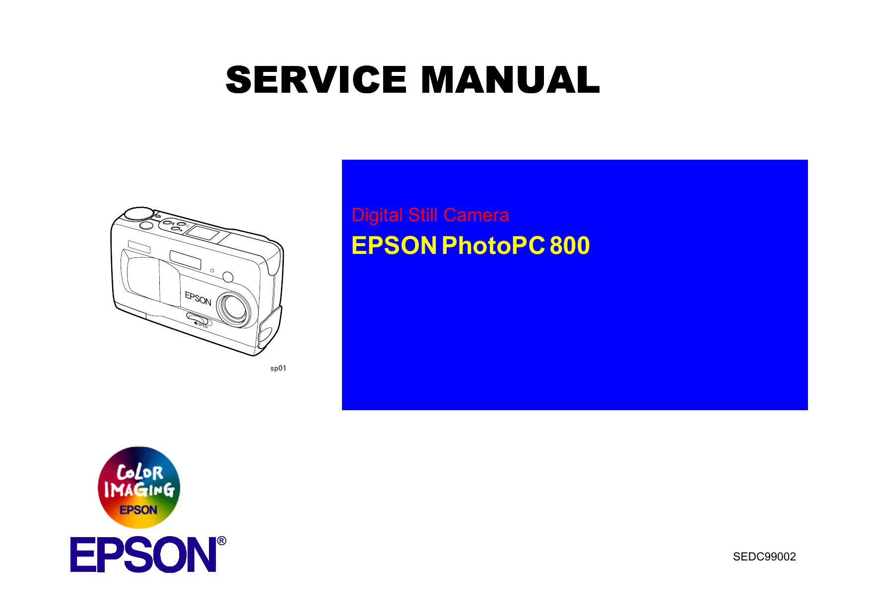 800 service. Epson EPL 5200 service manual.