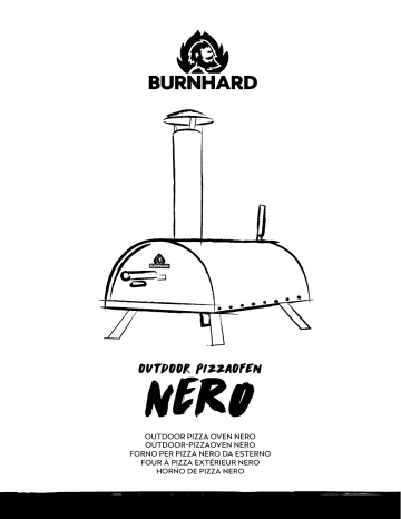 BURNHARD | Horno exterior para pizza Nero - HORNOS PARA PIZZA