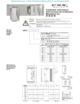 efes otomasyon CSX Serie Guía de instalación