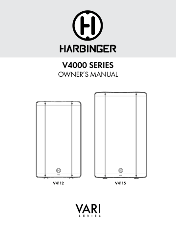 V4112/V4115 Back Panel. Harbinger VARI V4115, VARI V4000 Series, VARI V4112 | Manualzz