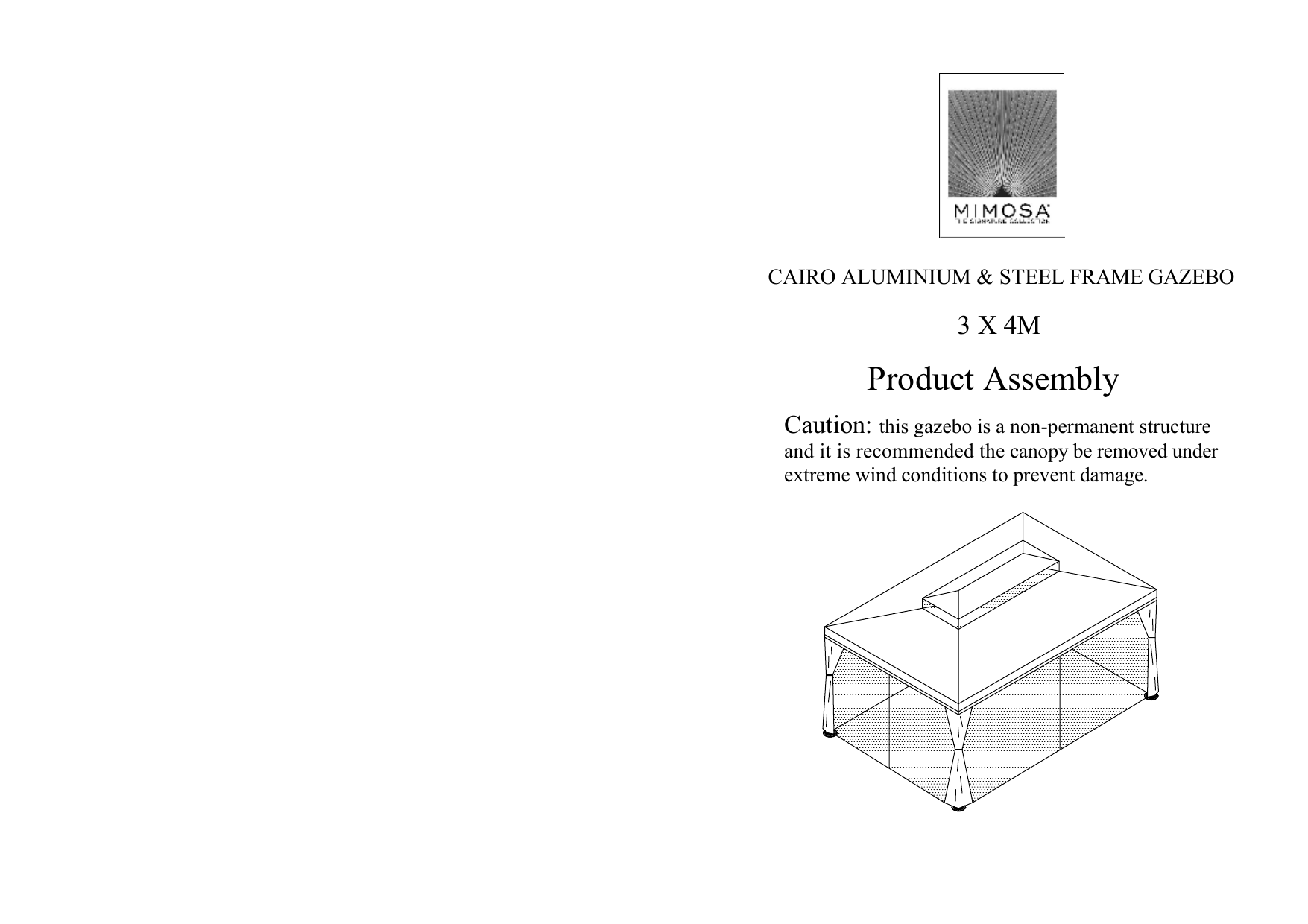 Mimosa CAIRO Product Assembly | Manualzz
