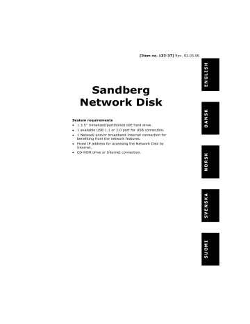 Sandberg 133-37 Manual | Manualzz