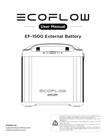 EcoFlow EF-1500 User Manual - Read or Download | Manualzz