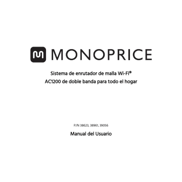 Monoprice 39056 Manual de usuario | Manualzz