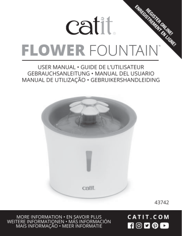 Catit FLOWER FOUNTAIN, FLOWER FOUNTAIN MINI User Manual | Manualzz