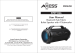 Axess SPBT1066 Manual De Usuario