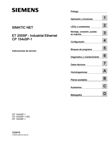 Siemens CP 1542SP-1 IRC Manual de usuario | Manualzz