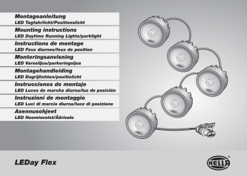 2PT 008 816-801 HELLA Kit De Feux Diurnes H6W, Quantité: 2, Avec