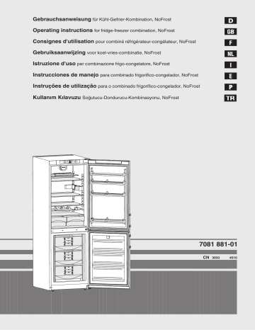 liebherr comfort nofrost fridge freezer manual