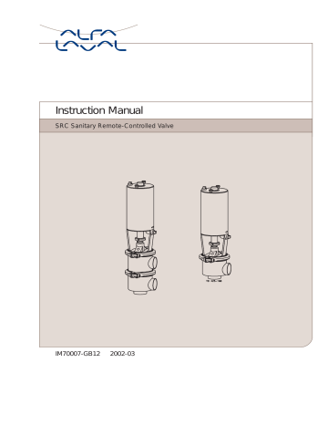 Alfa Laval SRC Instruction Manual | Manualzz