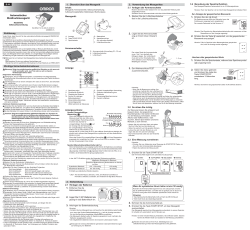 Omron M2 - HEM-7121-E - Owner's Manual | Manualzz.com