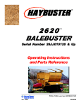 DuraTech Industries Haybuster Balebuster 2620 Operating Instructions And Parts Reference
