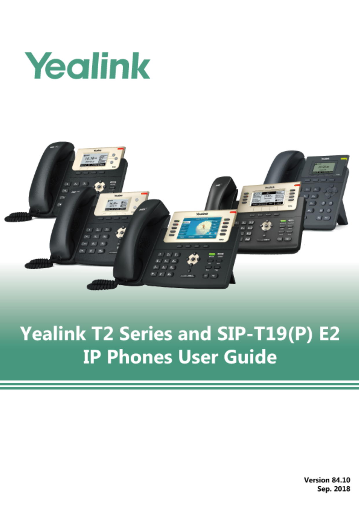 Yealink SIP-T21 E2, SIP-T27G User Manual | Manualzz