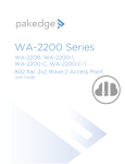 Pakedge WA-2200-C-1 User Manual