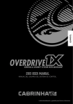 Cabrinha OVERDRIVE 1X Manual de usuario