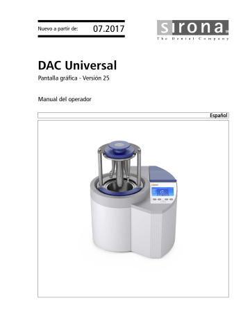 Sirona DAC UNIVERSAL Manual de usuario | Manualzz