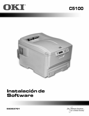 Instalación en red: Software. OKI C5100n | Manualzz