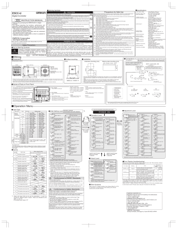 OMRON E5CC PROGRAMMING MANUAL PDF DOWNLOAD visual data 4